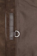 NN.07 Suede Grip Tote 90025 - Deep Truffle