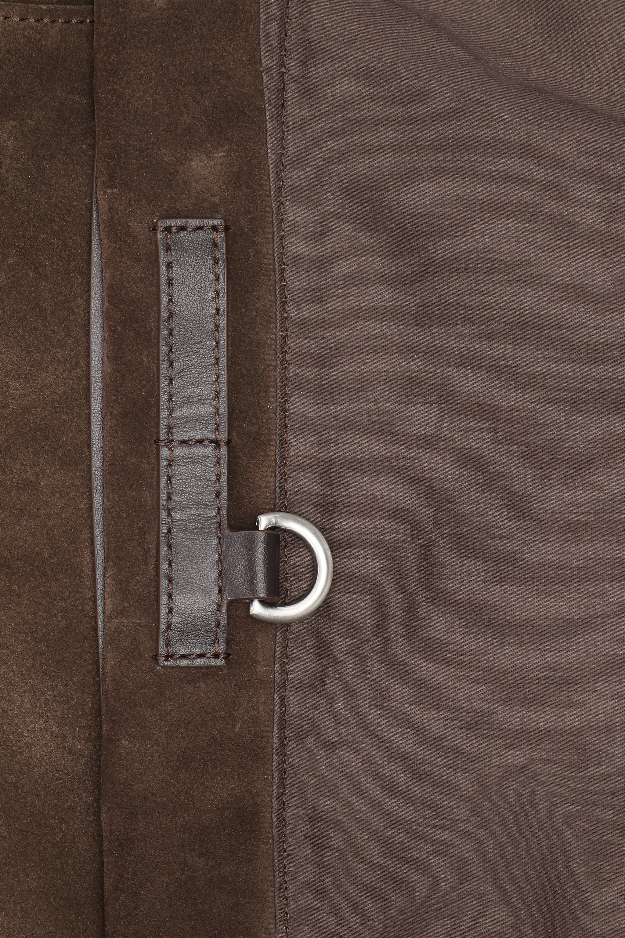 NN.07 Suede Grip Tote 90025 - Deep Truffle