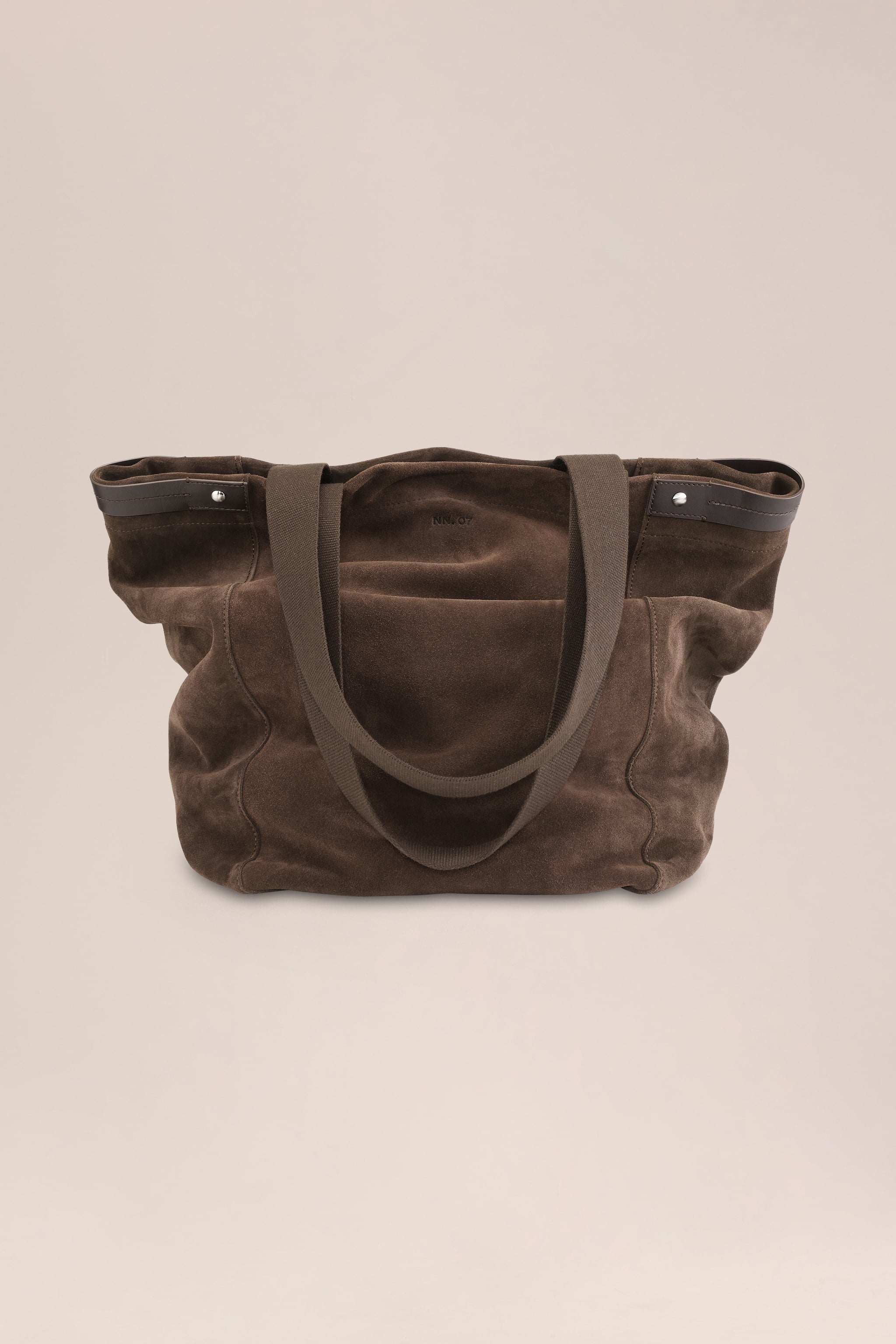 NN.07 Suede Grip Tote 90025 - Deep Truffle