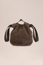 NN.07 Suede Grip Tote 90025 - Deep Truffle