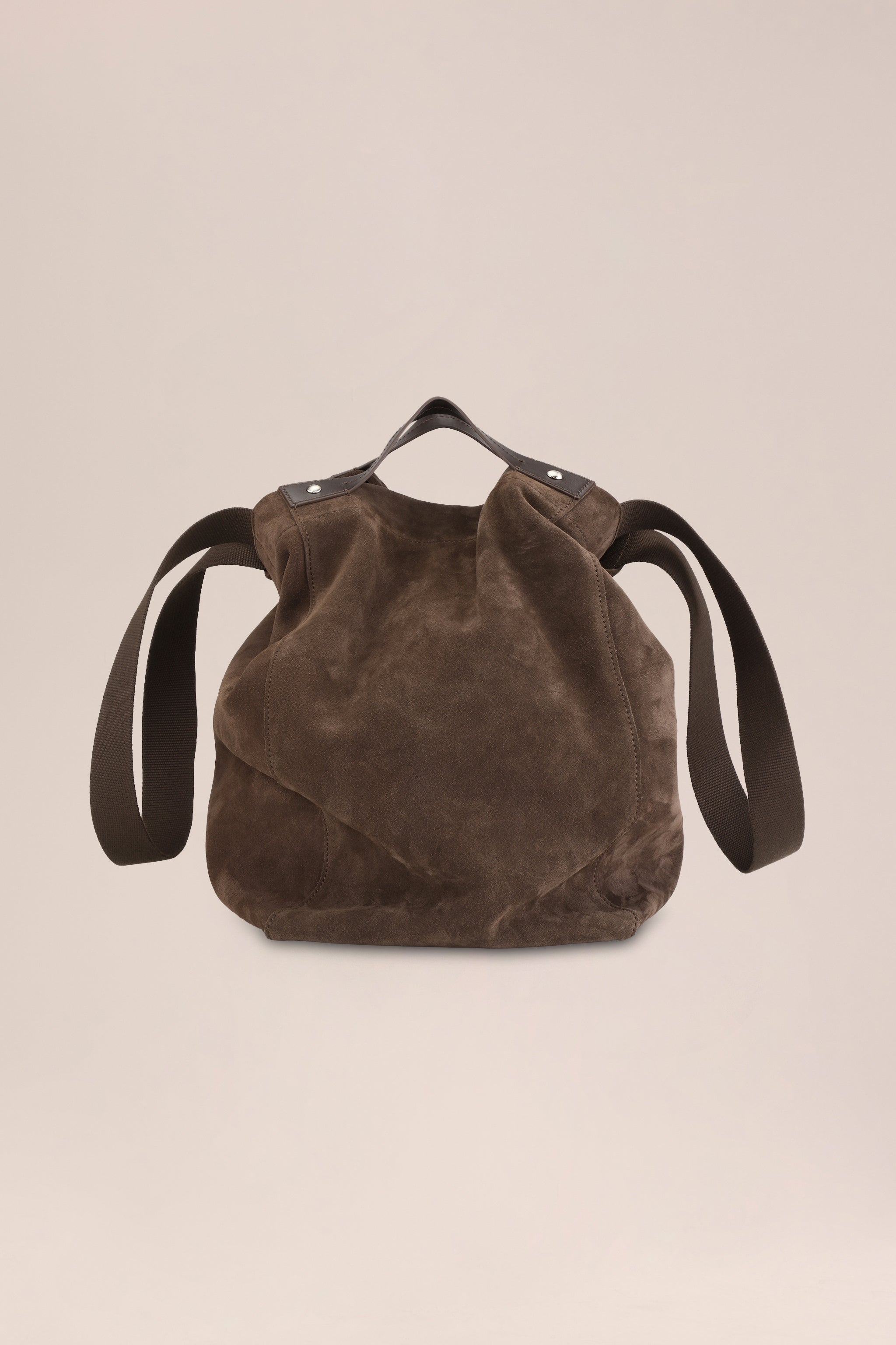 NN.07 Suede Grip Tote 90025 - Deep Truffle