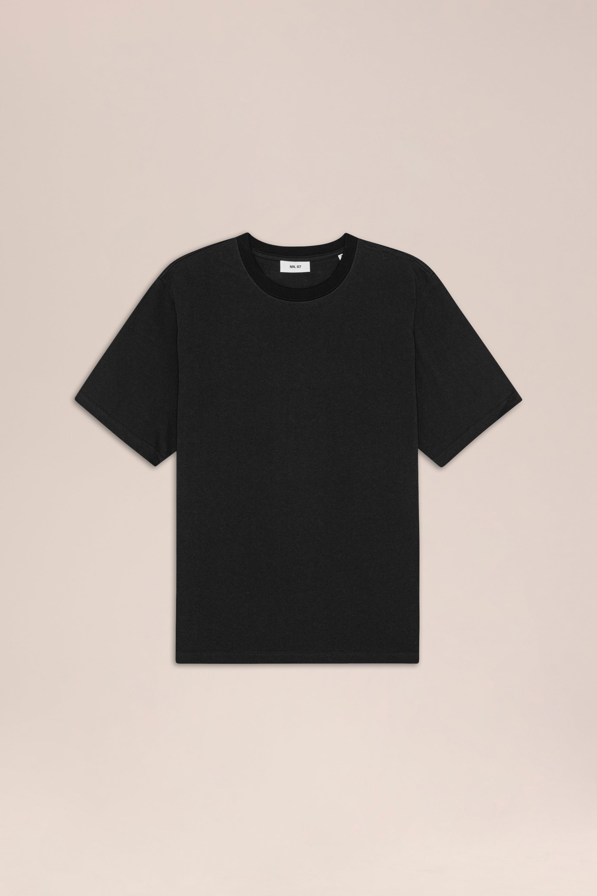 NN.07 Jett Printed Cotton T-Shirt 30026 - Black