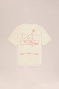NN.07 Jett Printed Cotton T-Shirt 30026 - Ivory