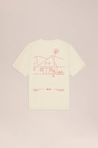 NN.07 Jett Printed Cotton T-Shirt 30026 - Ivory