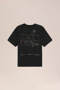 NN.07 Jett Printed Cotton T-Shirt 30026 - Black