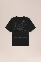 NN.07 Jett Printed Cotton T-Shirt 30026 - Black