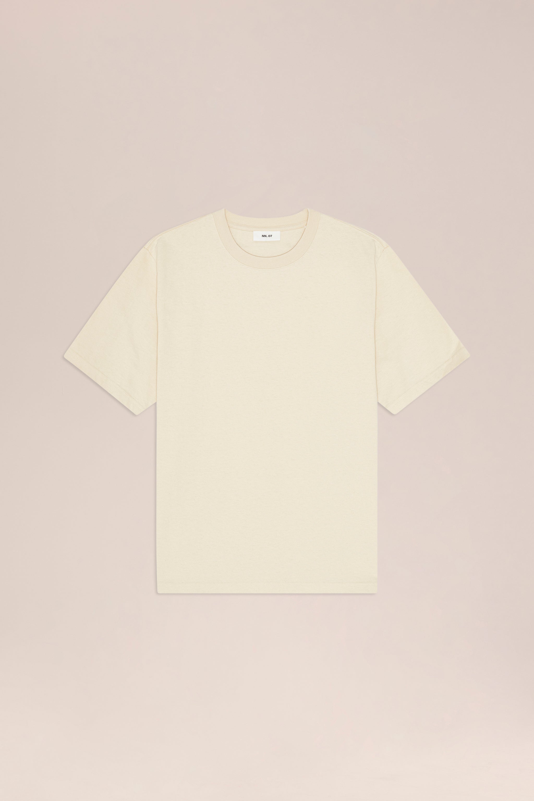 NN.07 Jett Printed Cotton T-Shirt 30026 - Ivory
