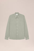 NN.07 Deon Long Sleeve Chambray Shirt 50053 - Sea Spray