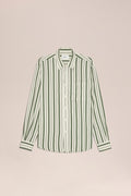 NN.07 Deon Long Sleeve Striped Shirt 50039 - 343 Capers