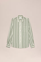 NN.07 Deon Long Sleeve Striped Shirt 50039 - 343 Capers
