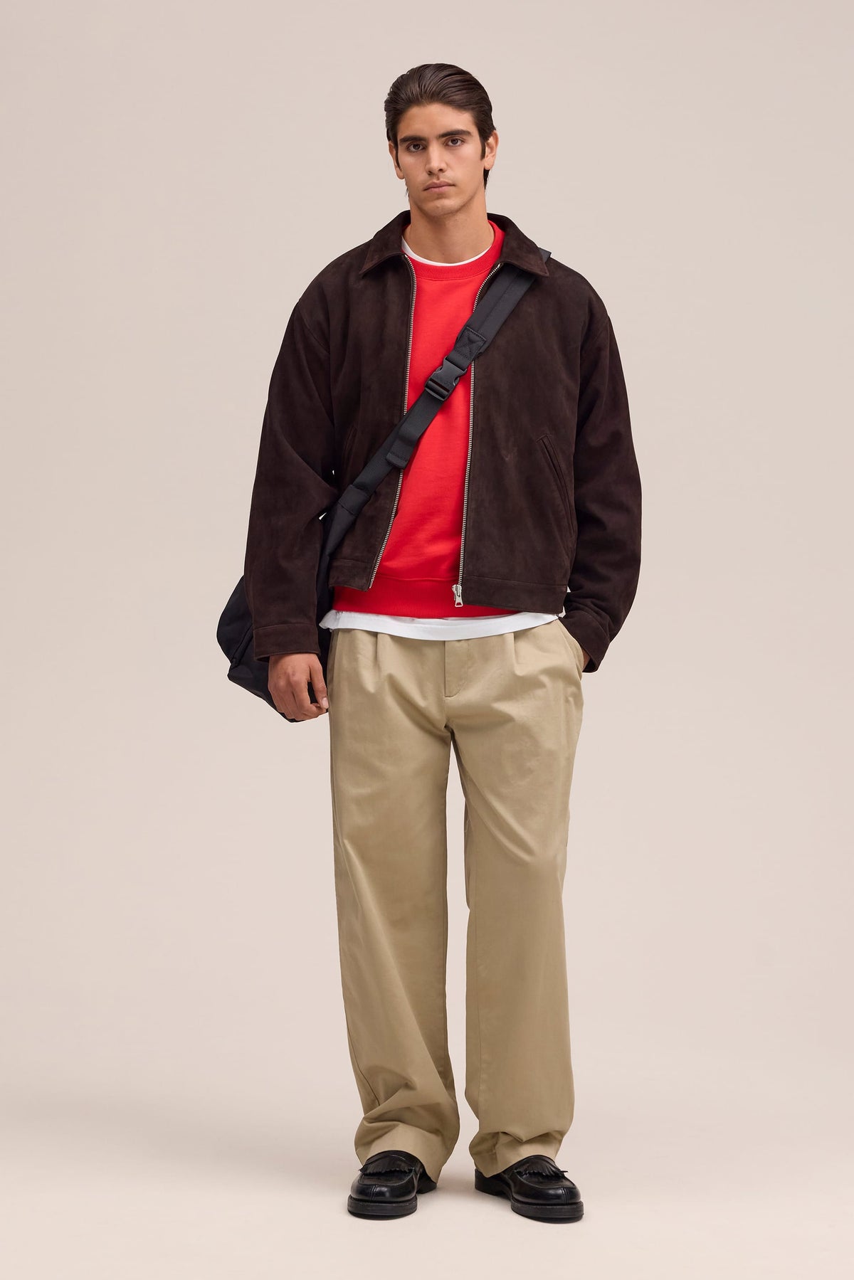 NN.07 Justin Wide Leg Trousers 1420 - Desert Khaki
