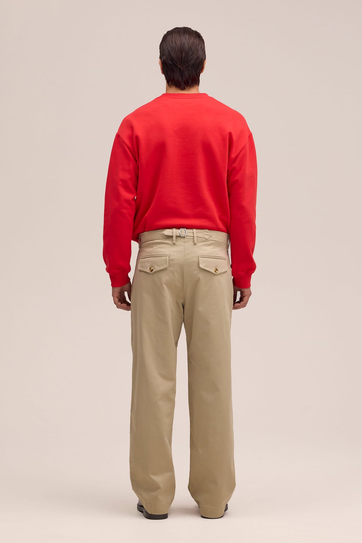 NN.07 Justin Wide Leg Trousers 1420 - Desert Khaki