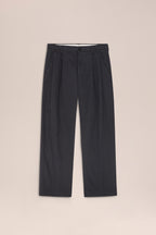 NN.07 Justin Wide Leg Trousers 1420 - Marine Navy