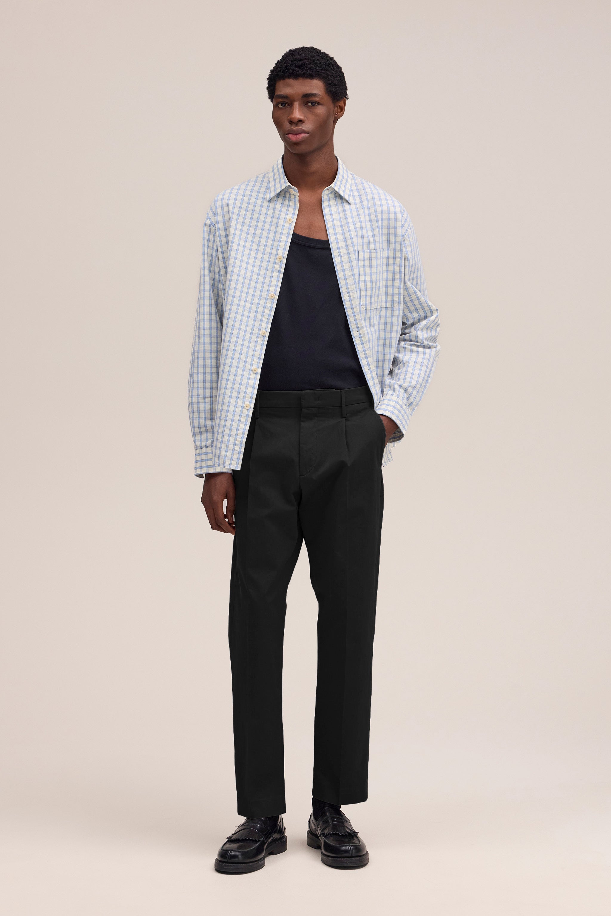 NN.07 Bill Tapered Leg Trouser 1804 - Black