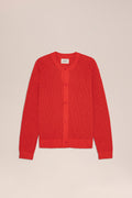 NN.07 Jasper Bouclé Knit Cardigan 60028 - Chili Glow