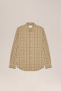 NN.07 Deon Check Shirt 50035 - Khaki Check