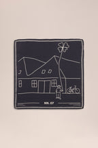NN.07 Hub Silk Scarf 90032 - Black
