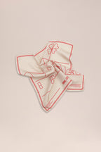 NN.07 Hub Silk Scarf 90032 - Ivory