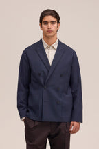 NN07 Jordin Double Breasted Blazer Deep Navy 10002