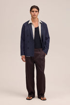 NN07 Jordin Double Breasted Blazer Deep Navy 10002