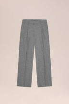 NN.07 Kay Relaxed Fit Wool Blend Trouser 10037 - Light Grey Melange