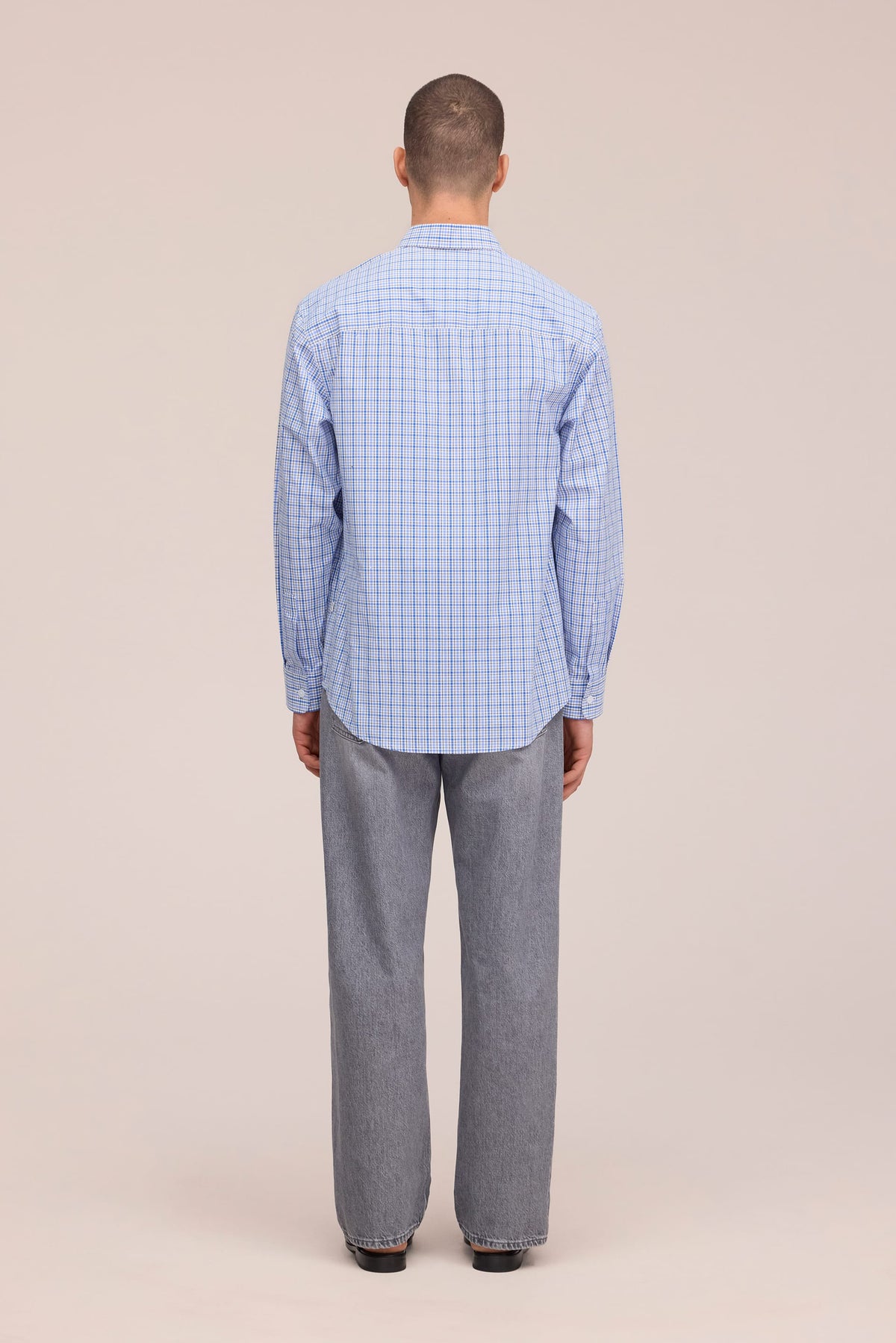 NN.07 Quinsy Check Shirt 50070 - Cobolt Check