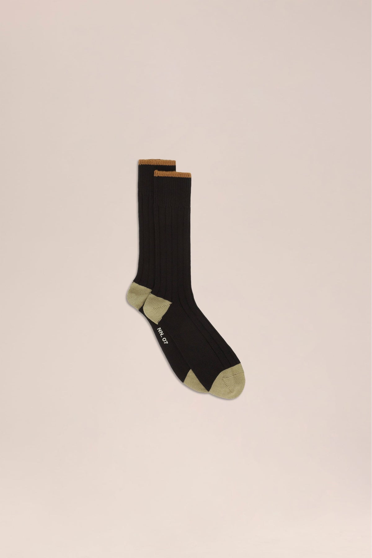 NN.07 Ribbo Sock 90042 - Black