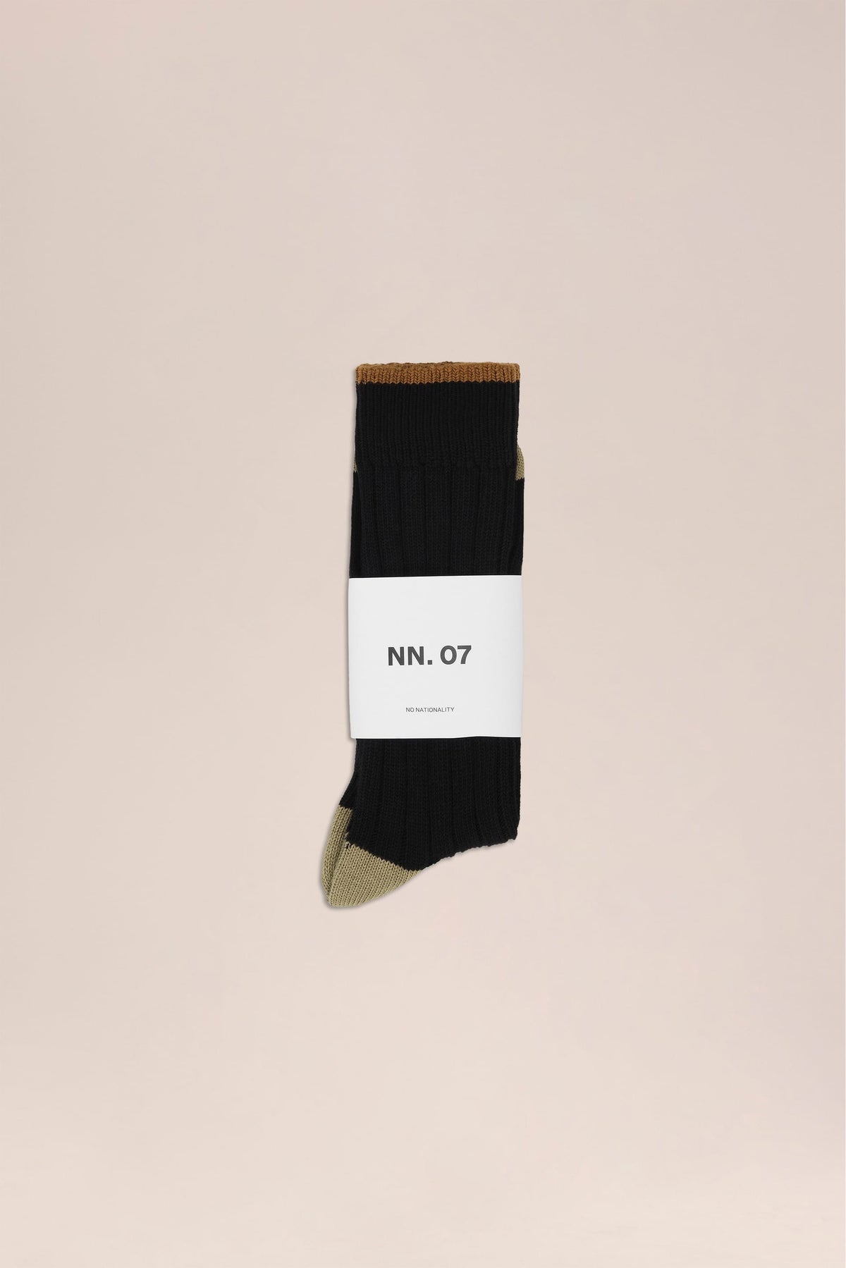 NN.07 Ribbo Sock 90042 - Black