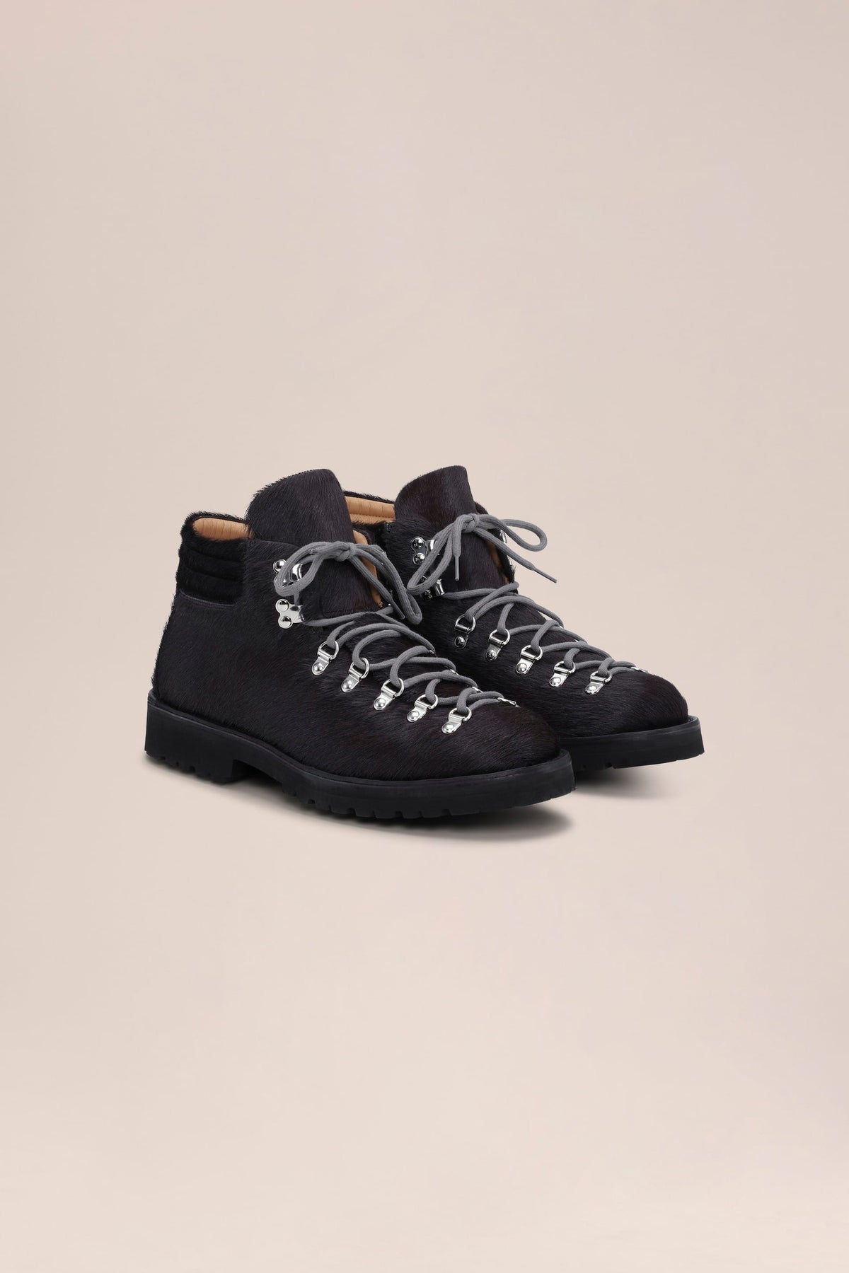 NN.07 x Fracap Italian Leather Boots M127 - Grey Pony