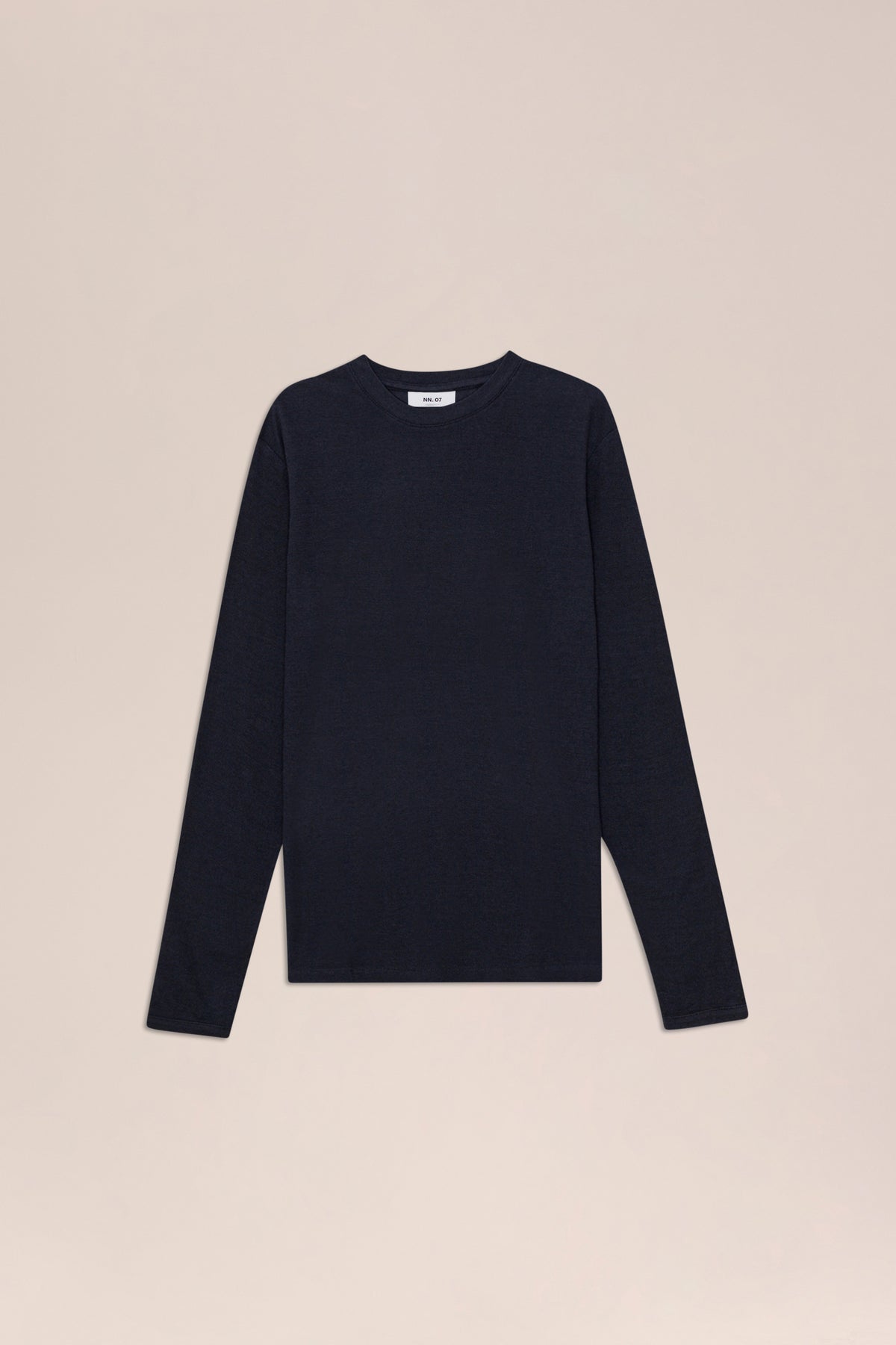NN.07 Clive Waffle Knit Long Sleeve 3323 - Navy Blue