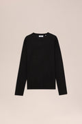 NN.07 Clive Waffle Knit Long Sleeve 3323 - Black