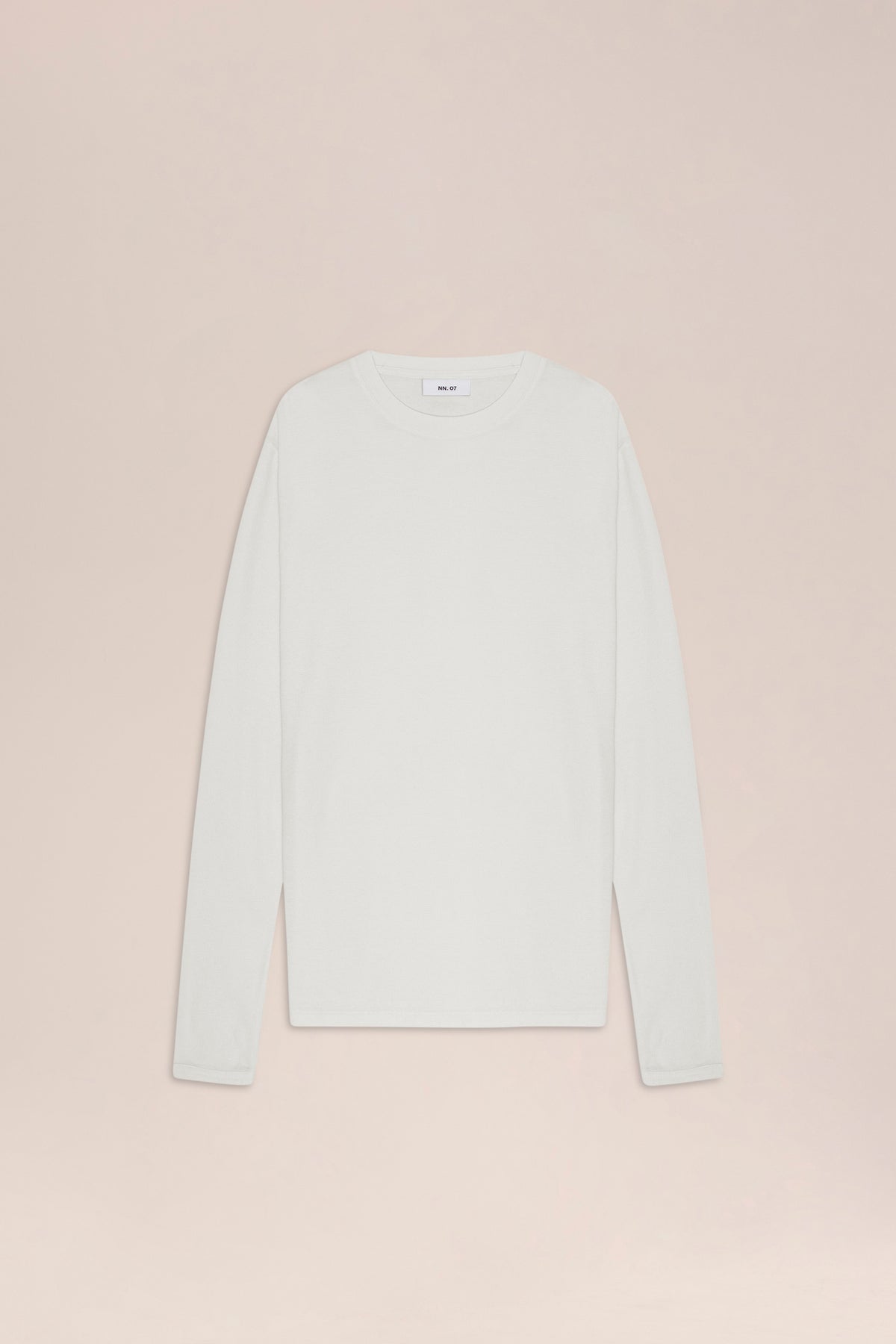 NN.07 Clive Waffle Knit Long Sleeve 3323 - Egg White