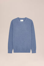 NN.07 Danny Lightweight Sweater 6429  - Stone Blue