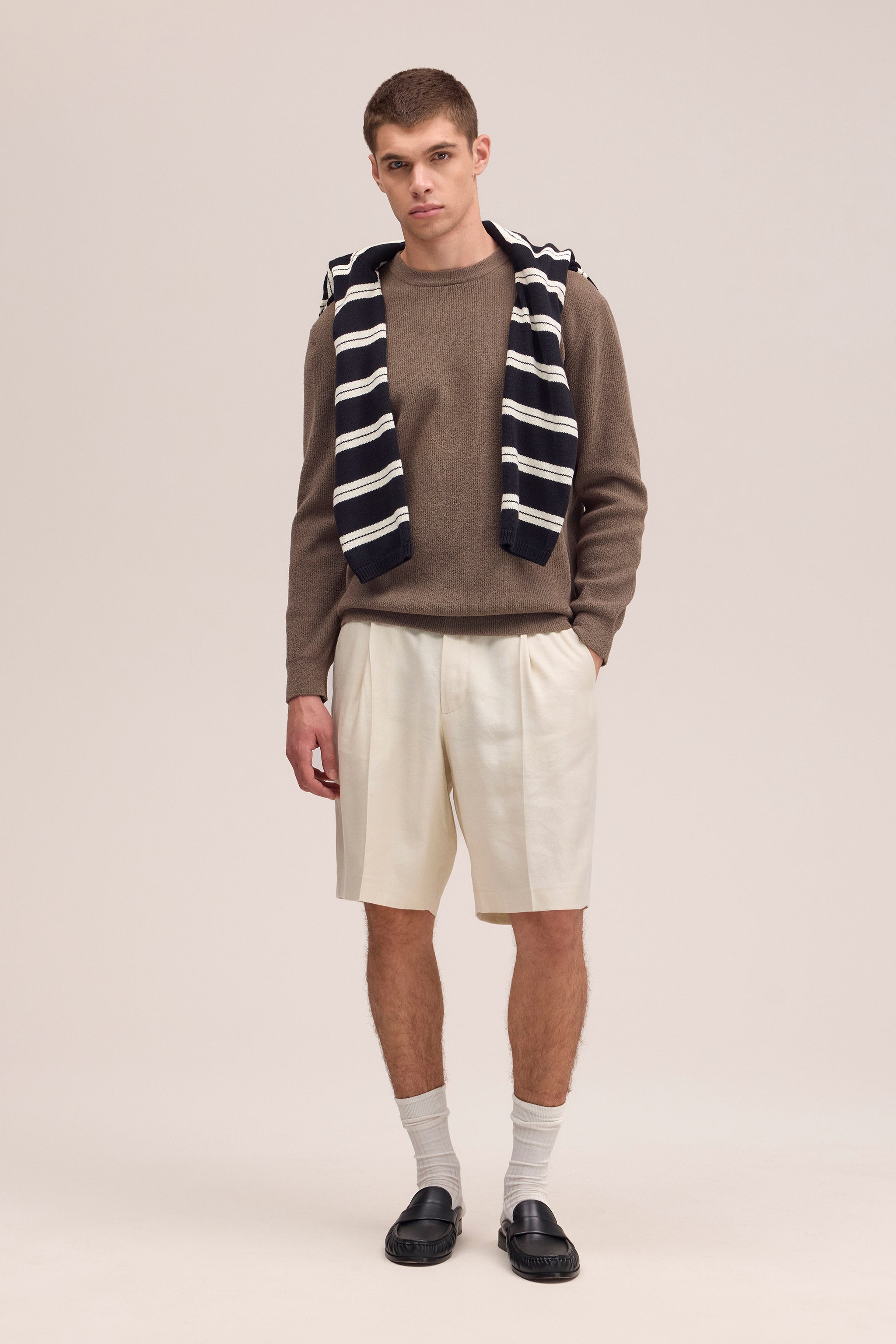 NN.07 Danny Lightweight Sweater 6429  - Mable Husk