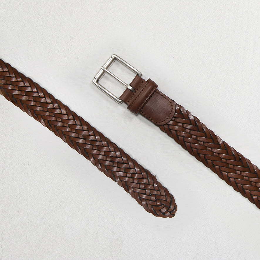 Anderson's A1097 Woven Leather Belt