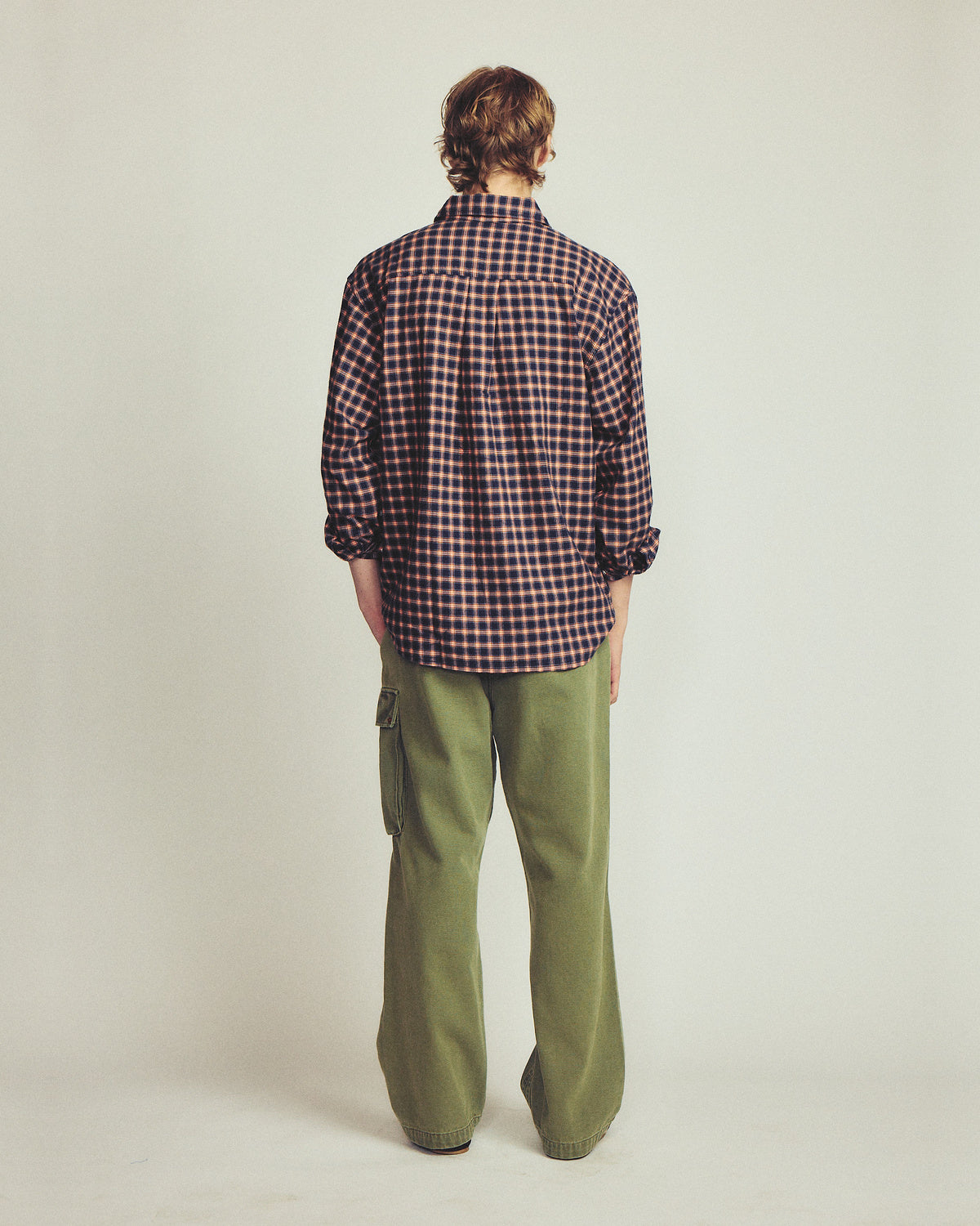 Larriet Grant Shirt - Navy Plaid