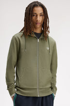 Fred Perry Hooded Zip Through Sweatshirt J7536