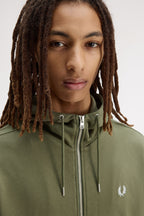 Fred Perry Hooded Zip Through Sweatshirt J7536