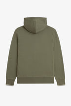 Fred Perry Hooded Zip Through Sweatshirt J7536