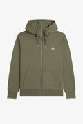 Fred Perry Hooded Zip Through Sweatshirt J7536