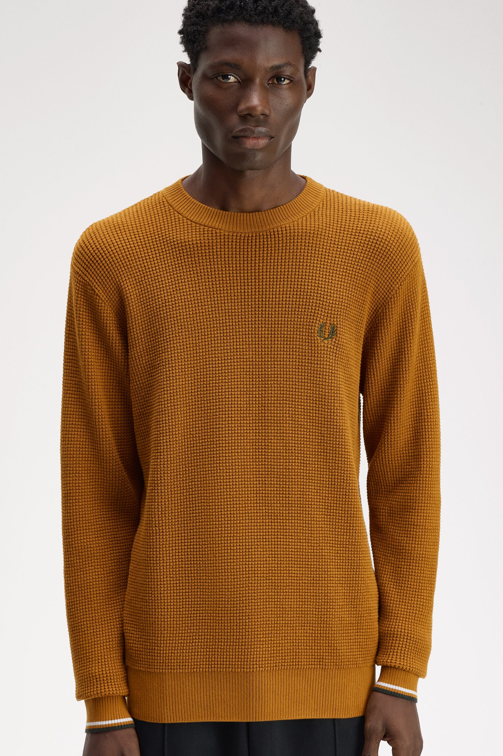 Fred Perry Waffle Stitch Jumper K6507