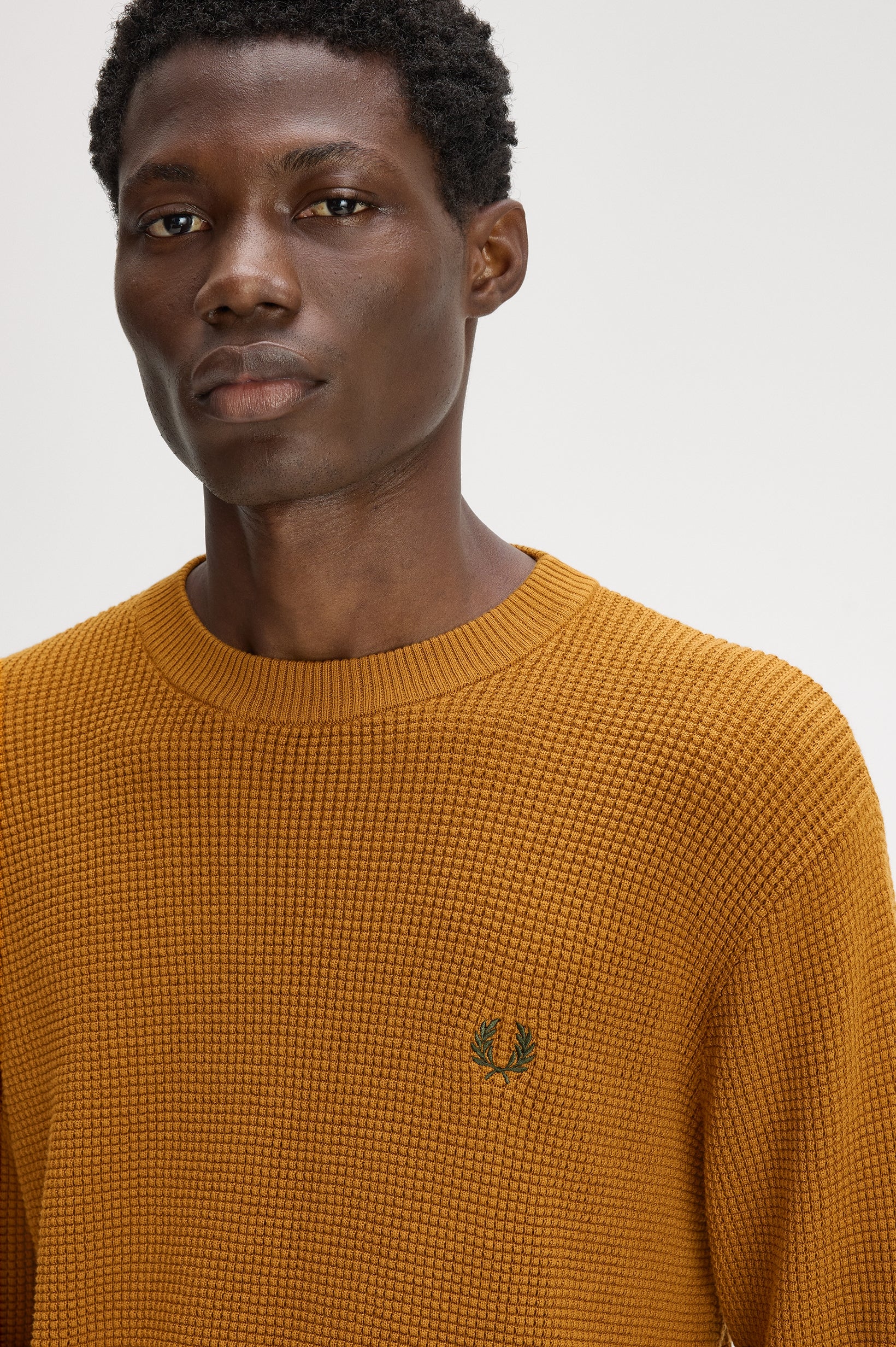 Fred Perry Waffle Stitch Jumper K6507