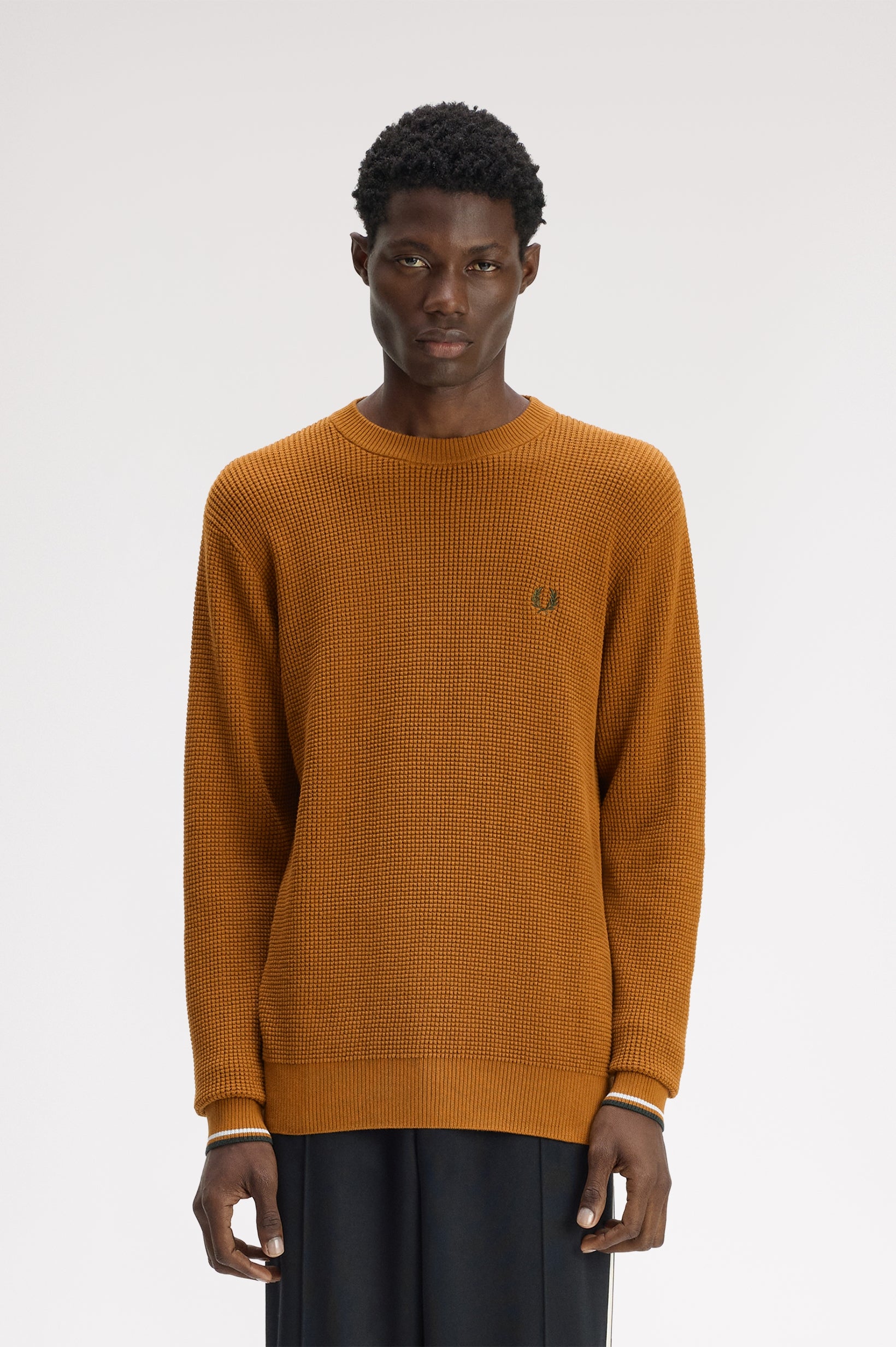 Fred Perry Waffle Stitch Jumper K6507