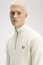 Fred Perry Waffle Stitch Half Zip