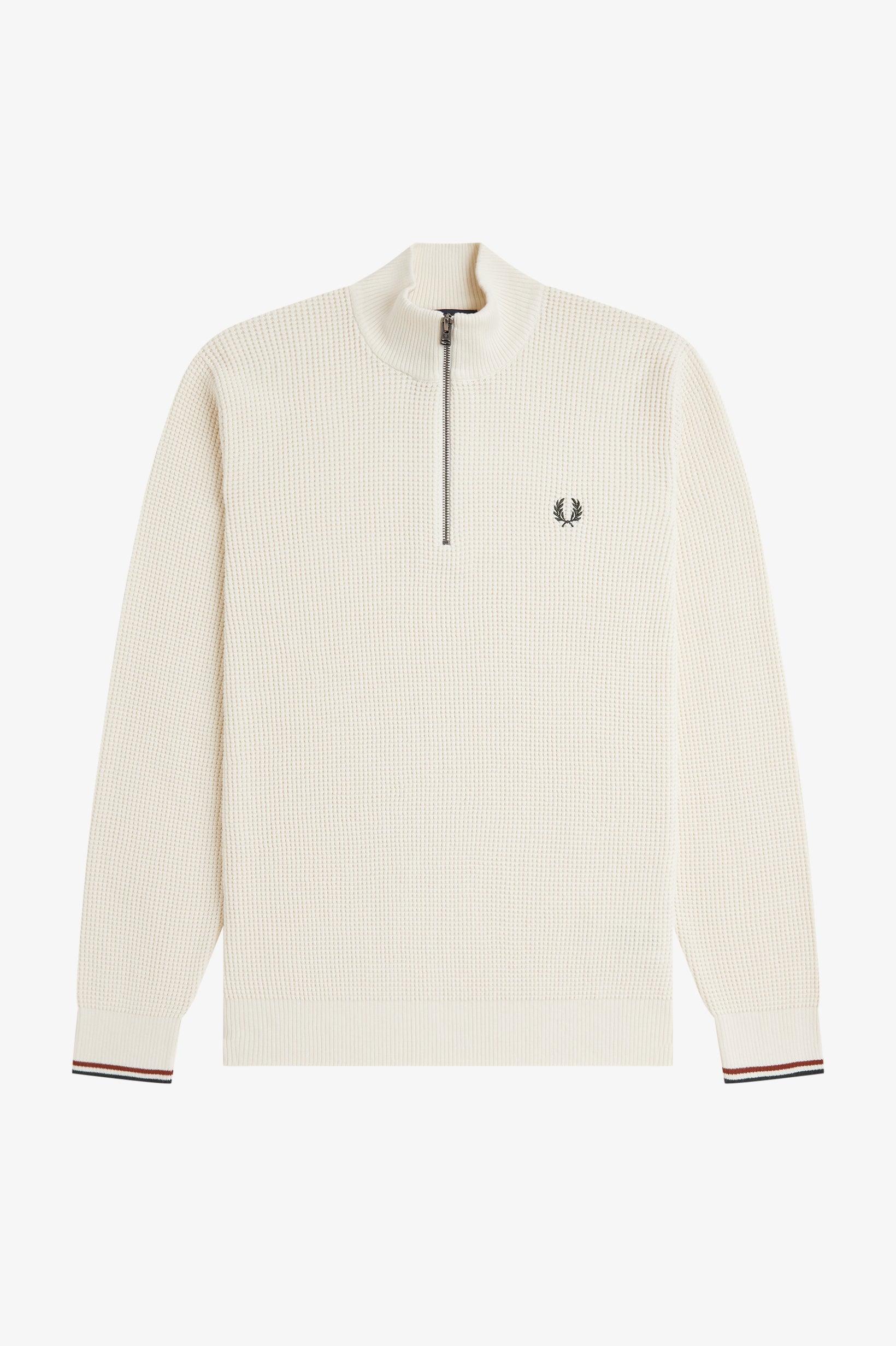 Fred Perry Waffle Stitch Half Zip