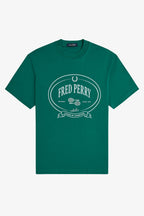 Fred Perry 'Chosen by Champions' Sport Green T-Shirt M1316