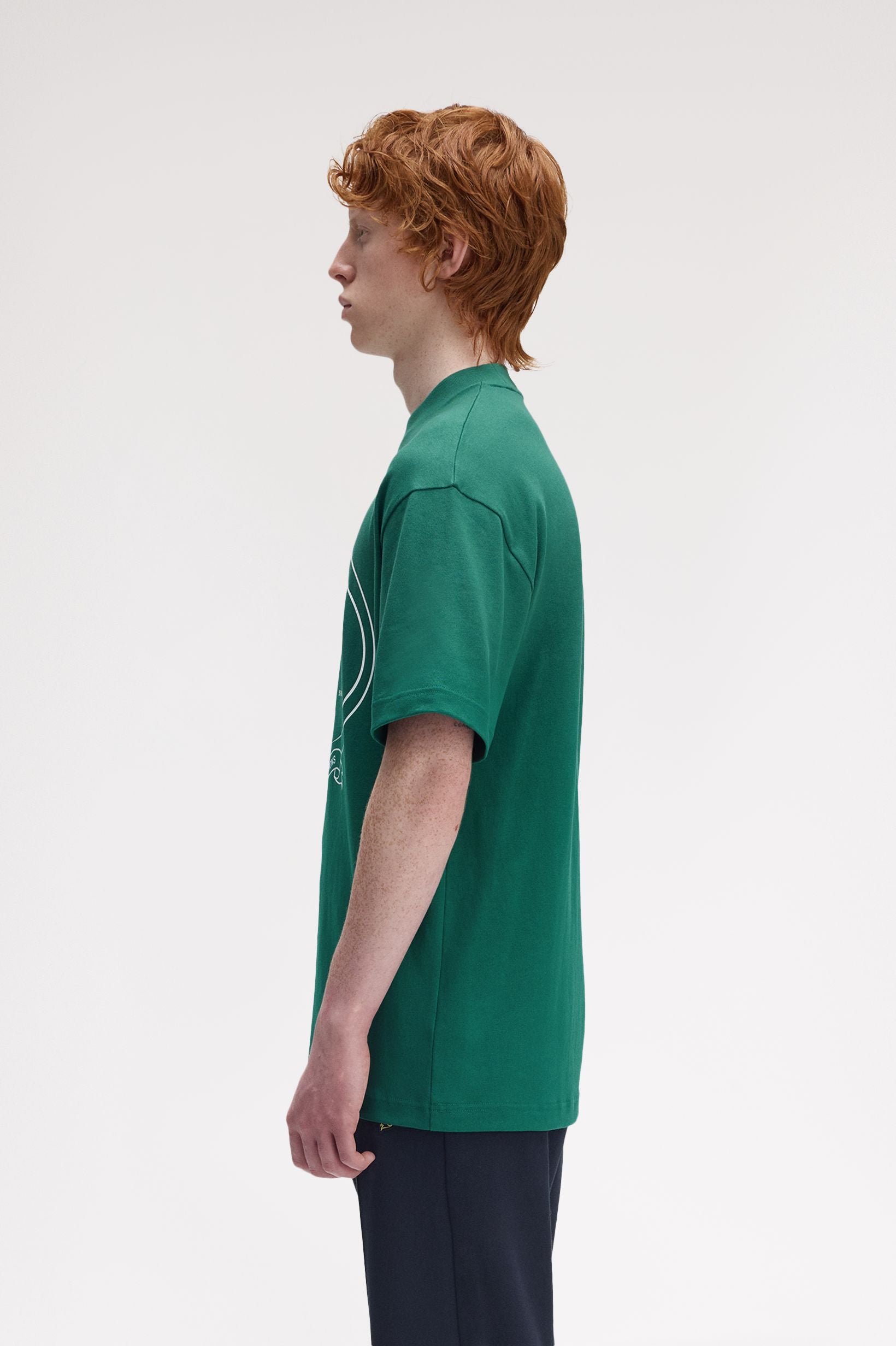 Fred Perry 'Chosen by Champions' Sport Green T-Shirt M1316
