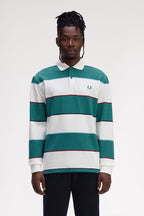 Fred Perry Jersey  Striped Polo Shirt M1728