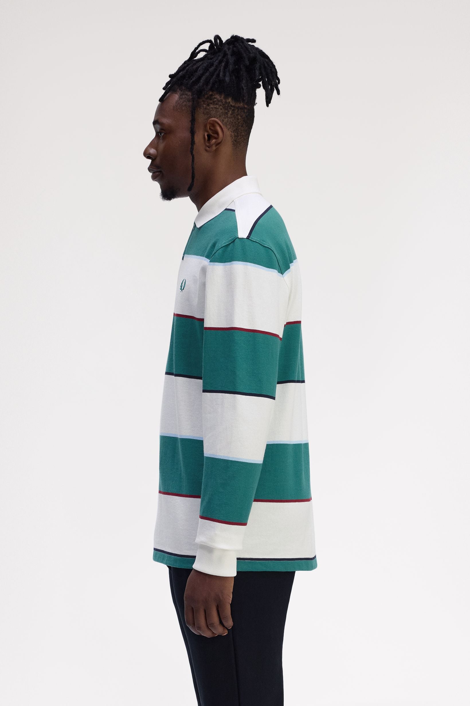 Fred Perry Jersey  Striped Polo Shirt M1728