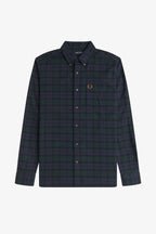 Fred Perry Brushed Black Watch Tartan Shirt M1735